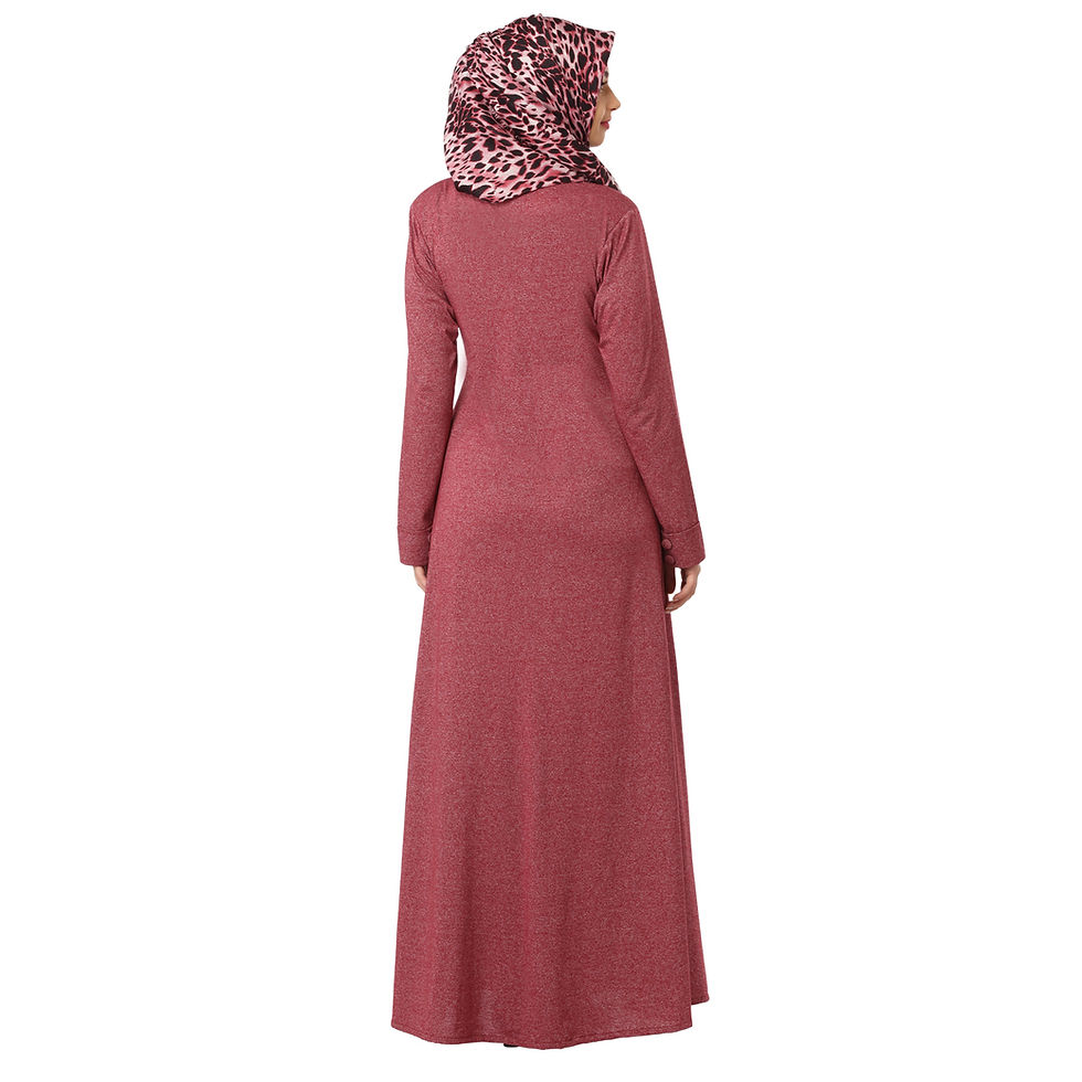 Thumbnail: Modest Women's Designed elegant Look TOOBA feel good Abaya