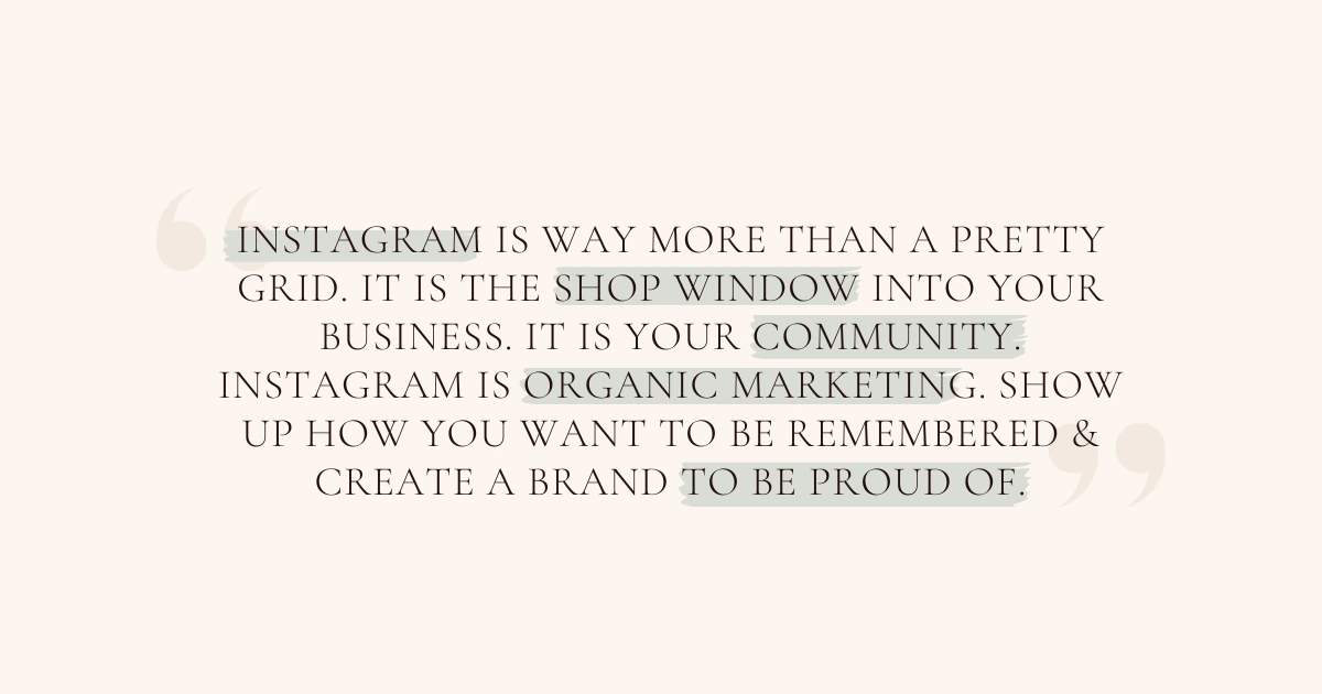 Dani Socials Instagram quote