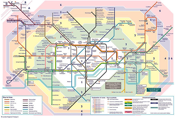 LONDON TUBE MAP