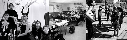 animation halloween, atelier art collège, atelier cohésion et esprit d'équipe