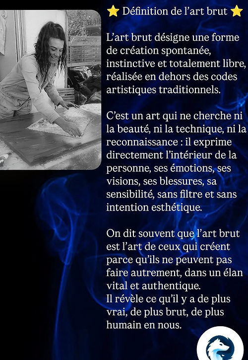 Définition de l'art brut