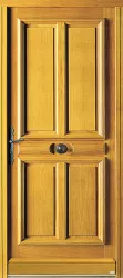 Porte d'entrée bois 50