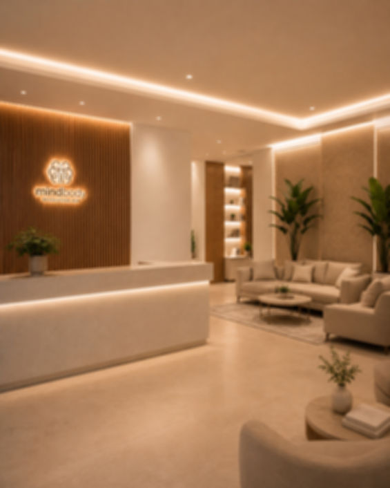 mmagine di uno studio professionale dedicato a nutrizione funzionale e mental coaching, con ambiente luminoso, elegante e pensato per accompagnare il paziente nel cambiamento delle abitudini.