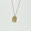 Thumbnail: Gold Solid Square North Star Pendant Necklace