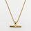 Thumbnail: Gold Diamond T Bar Box Necklace