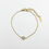 Thumbnail: Gold Delicate Little Love Sparkle Dainty Bracelet