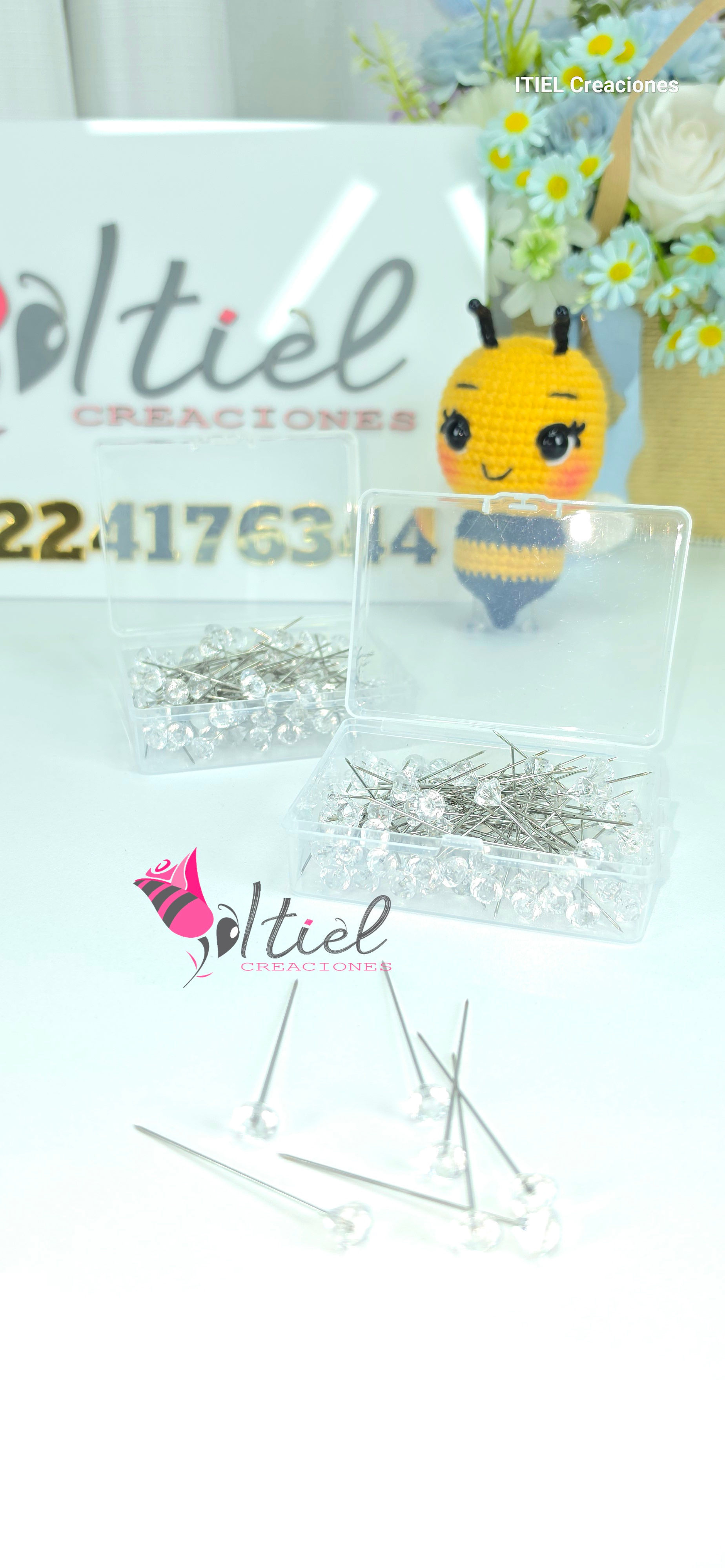 Pin diamante 100pz