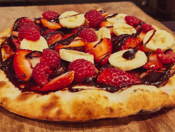 dessert pizza