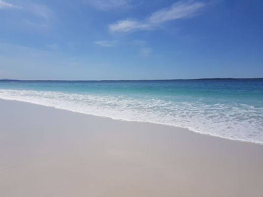 a beautiful beach and ocean
