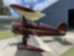Whitney Scamp fully restored light aircraft at Boonah Airfield in Queensland