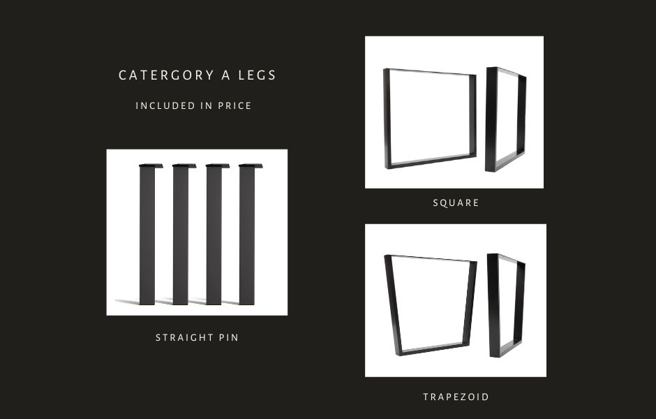 Miniatura: Leg options for Blue Lagoon Dinning Table by Robust Resin
