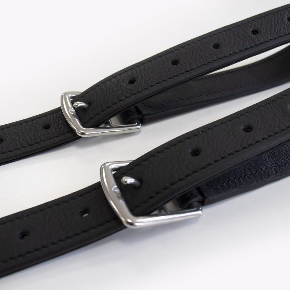 Frank Baines Dressage Stirrup Leathers with Buckle