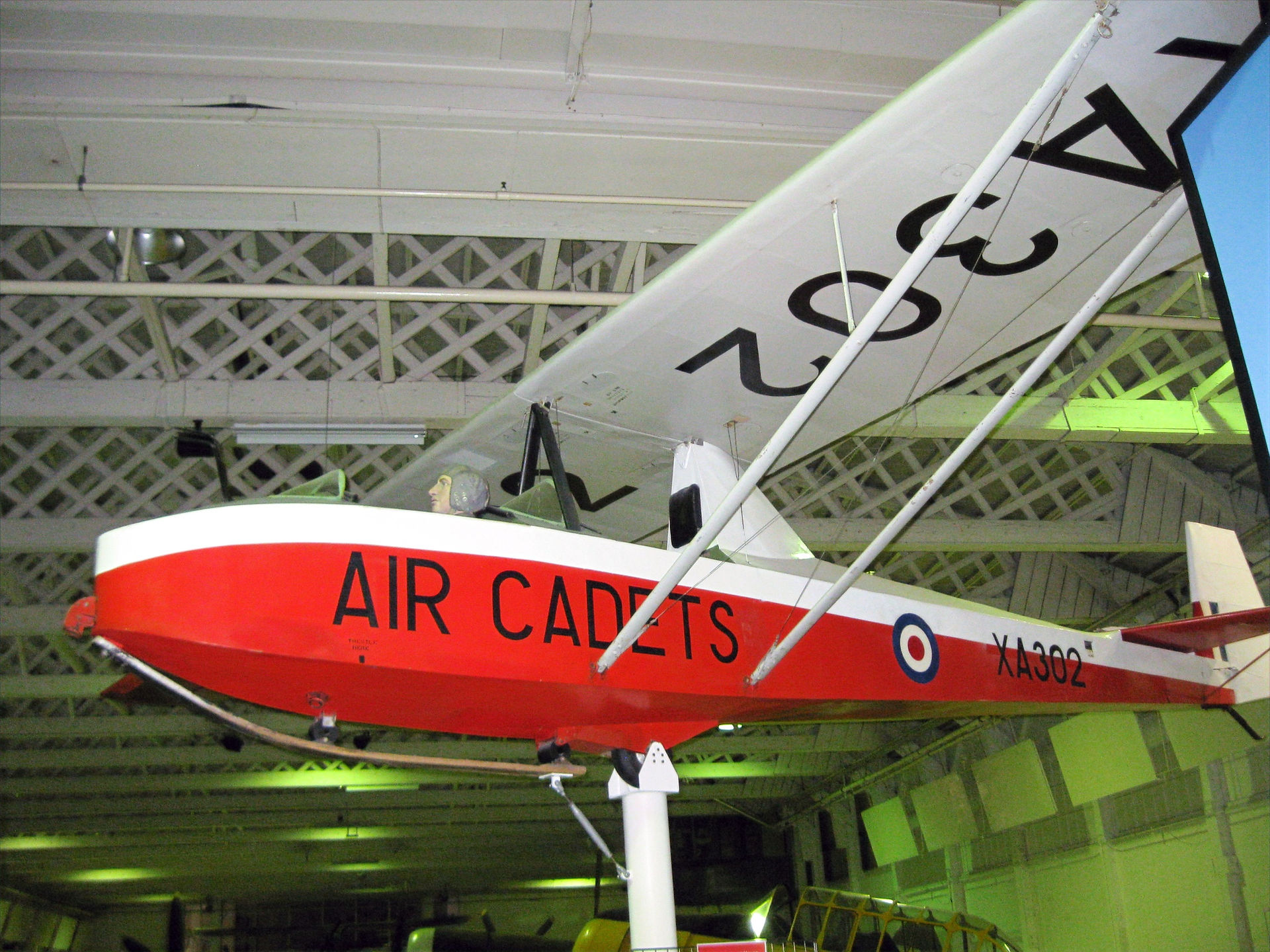 Slingsby T31B Tandem Tutor Sailplane Hendon Museum