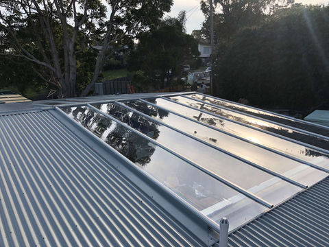 Skylights fitted by Merimbula Metal Roofing