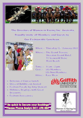 Women in Racing luncheon flyer