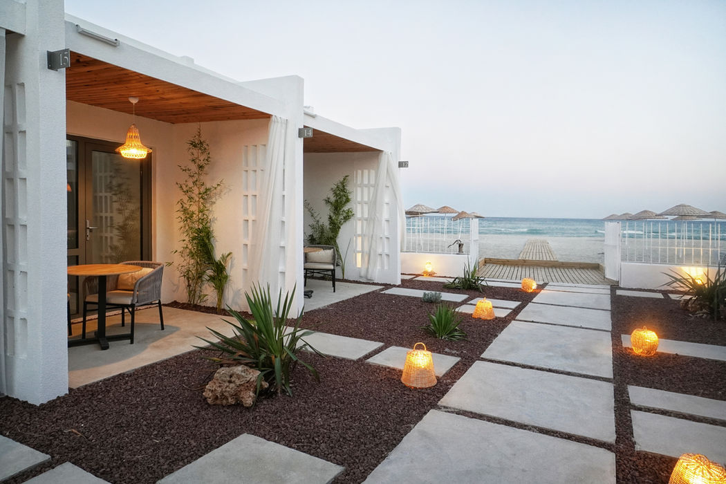 the work mimarlık meltem beach rooms sahil oteli fotoğrafları.