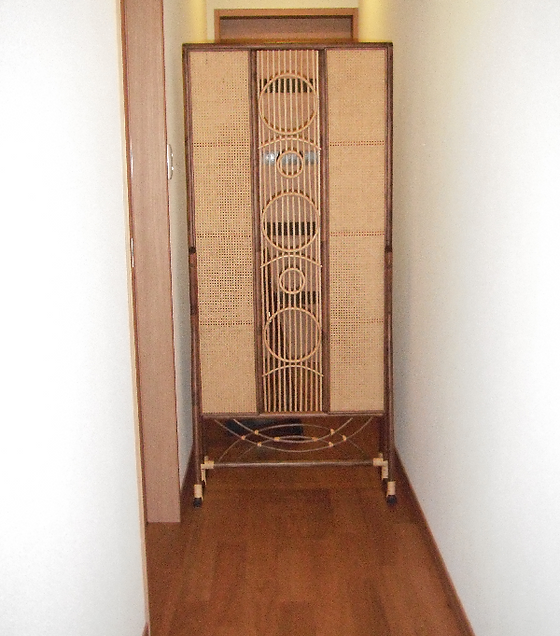 藤の衝立 楽天市場】衝立 4連 ラタン パーテーション 籐家具 高さ160cm