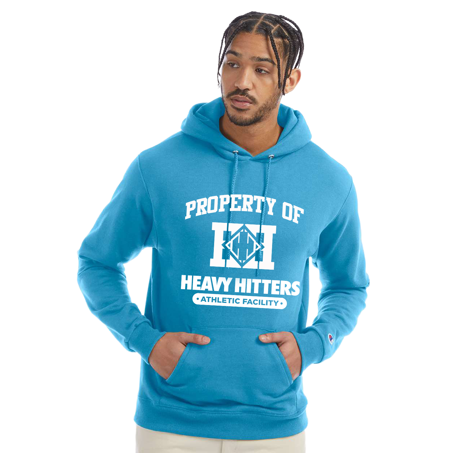 Ice Cream Paint Drip COOL BRICK BLUE Hoodie