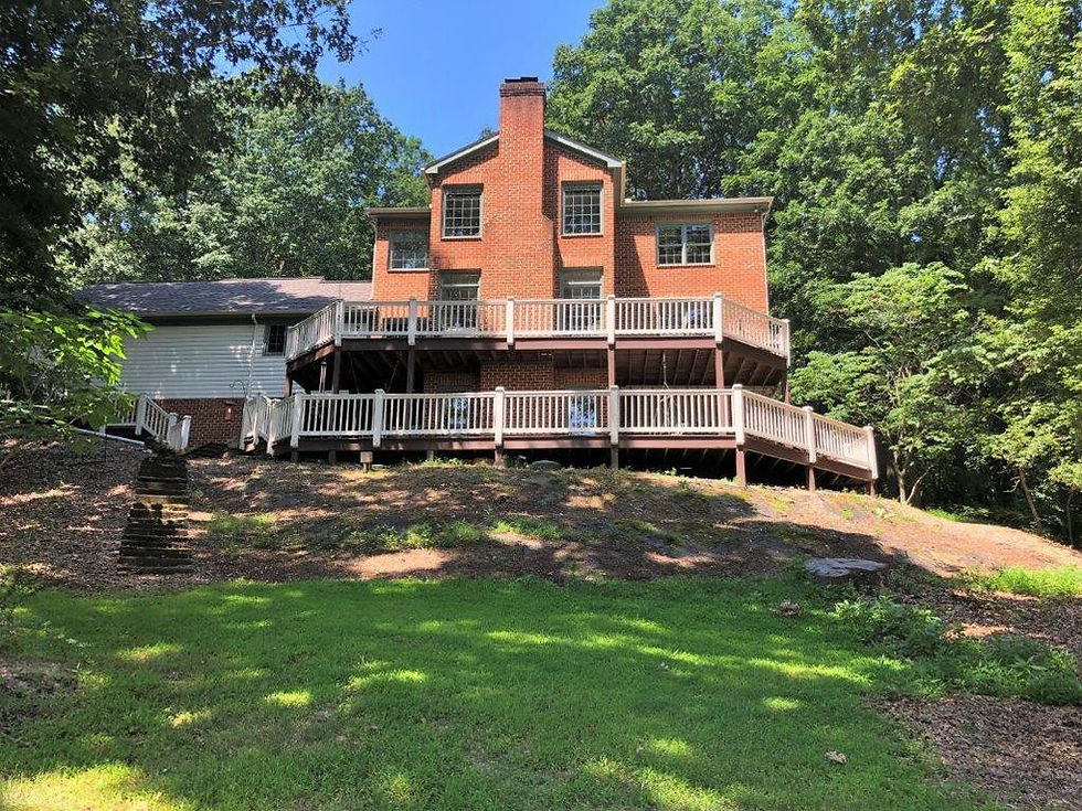 back side of house