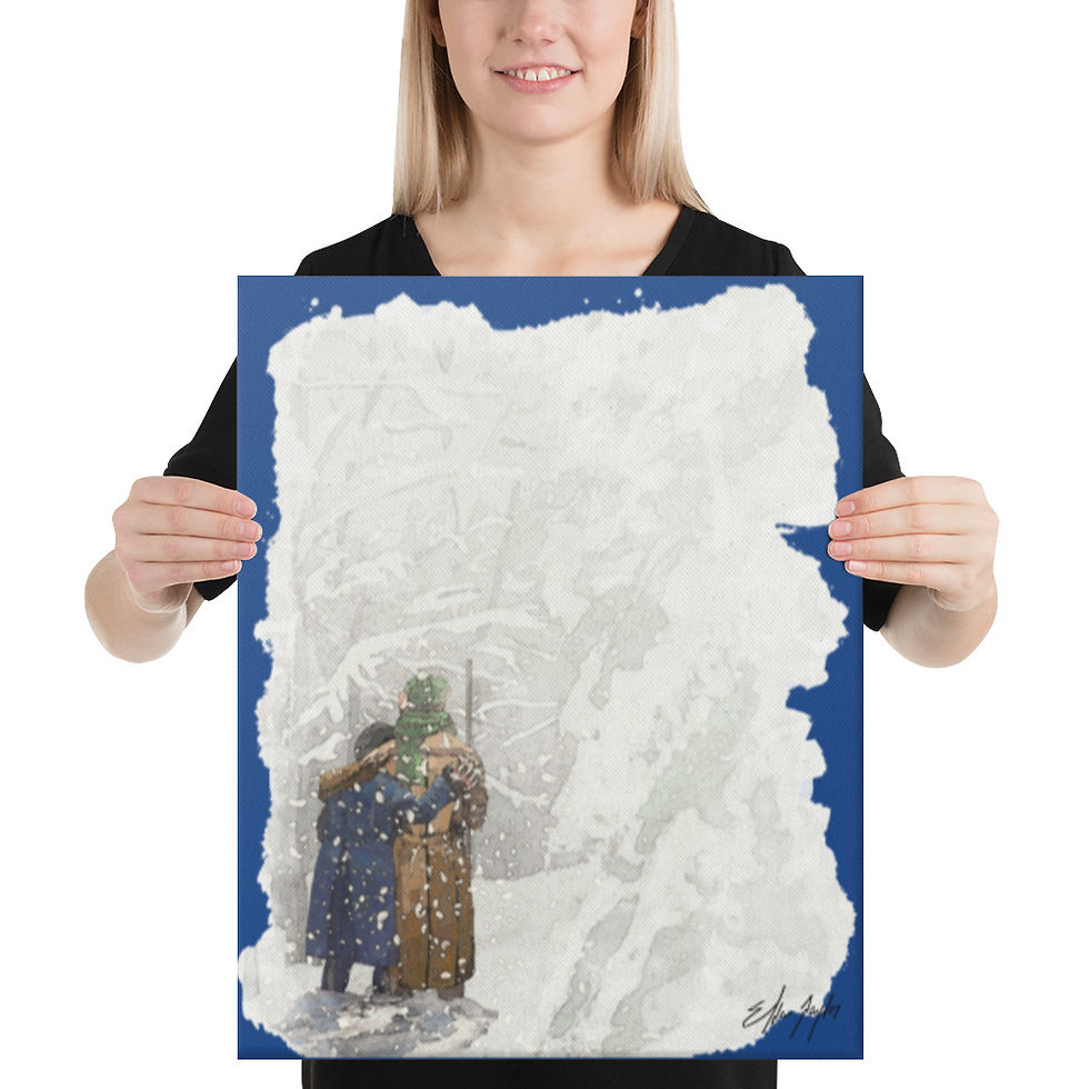 Thumbnail: Willow: 3 The Blizzard Forest - Canvas copy