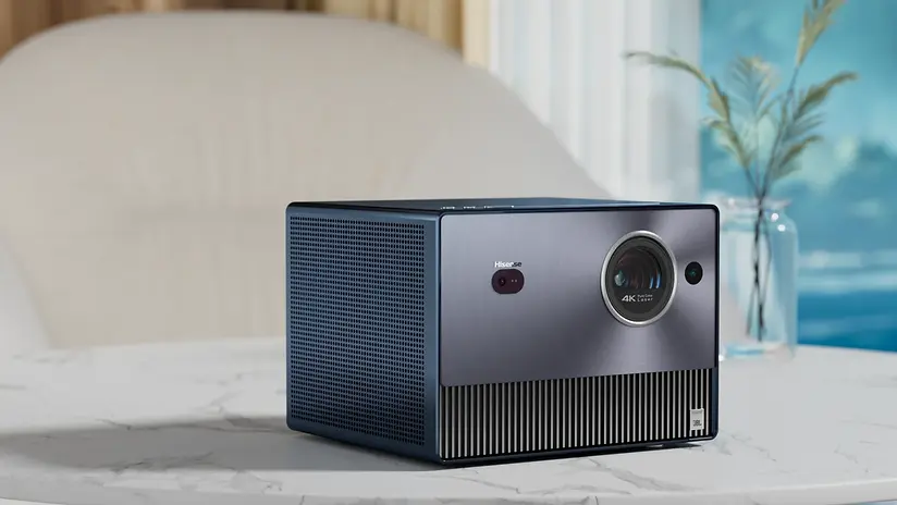 Now available: Hisense C1 TriChroma™ Laser Mini Projector, an