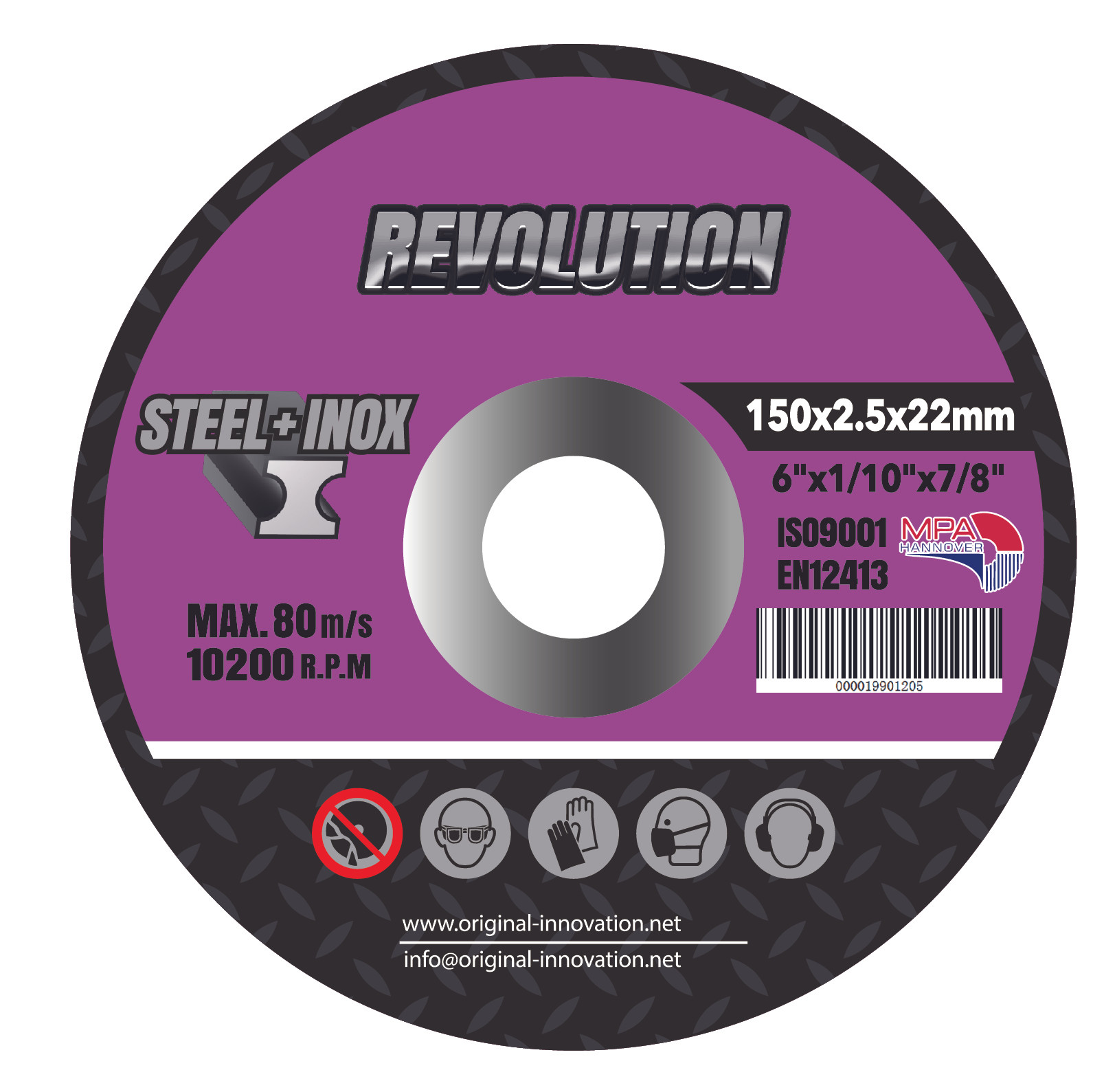 150X2.5X22mm