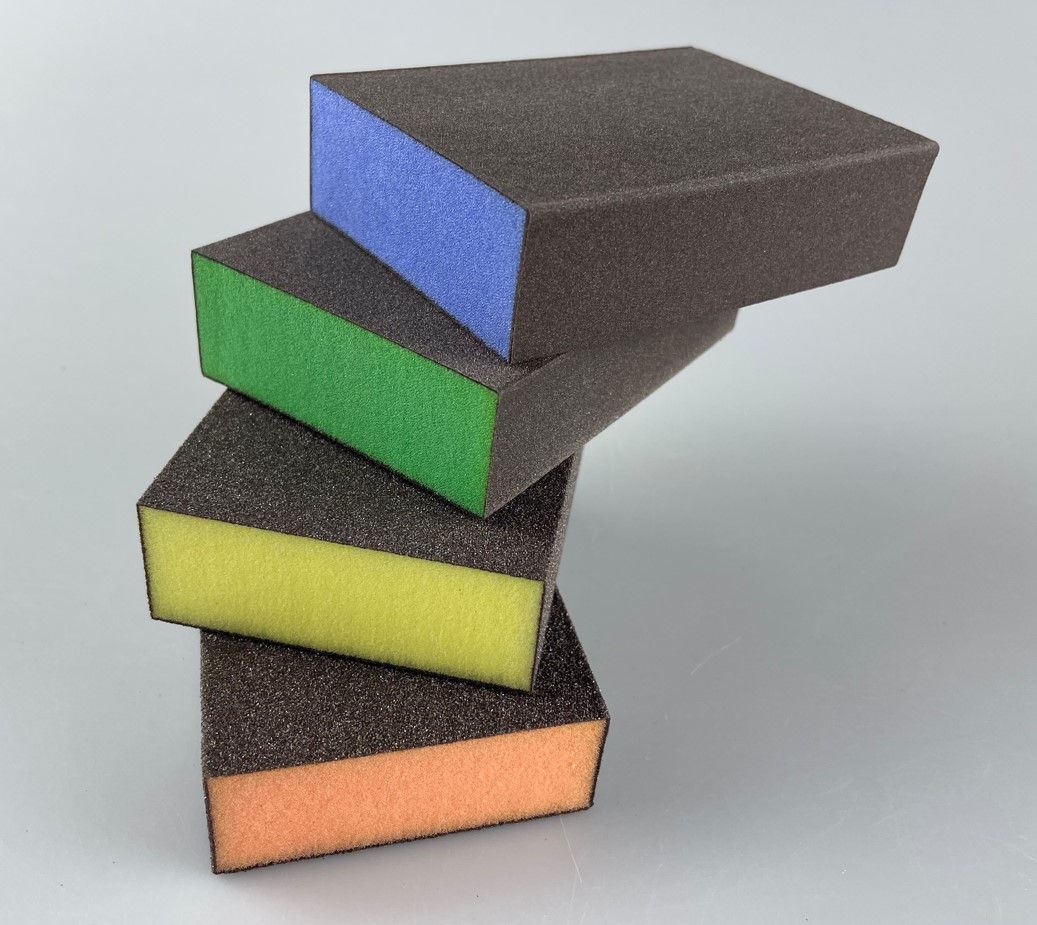 Industrial sanding sponge block