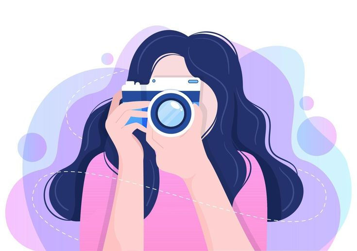 camera in portfolio shoot