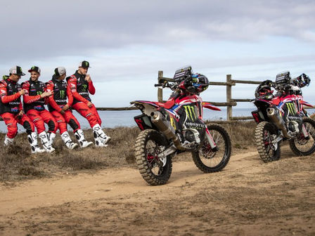 Monster Energy Honda Team 2021, adorning the number 1