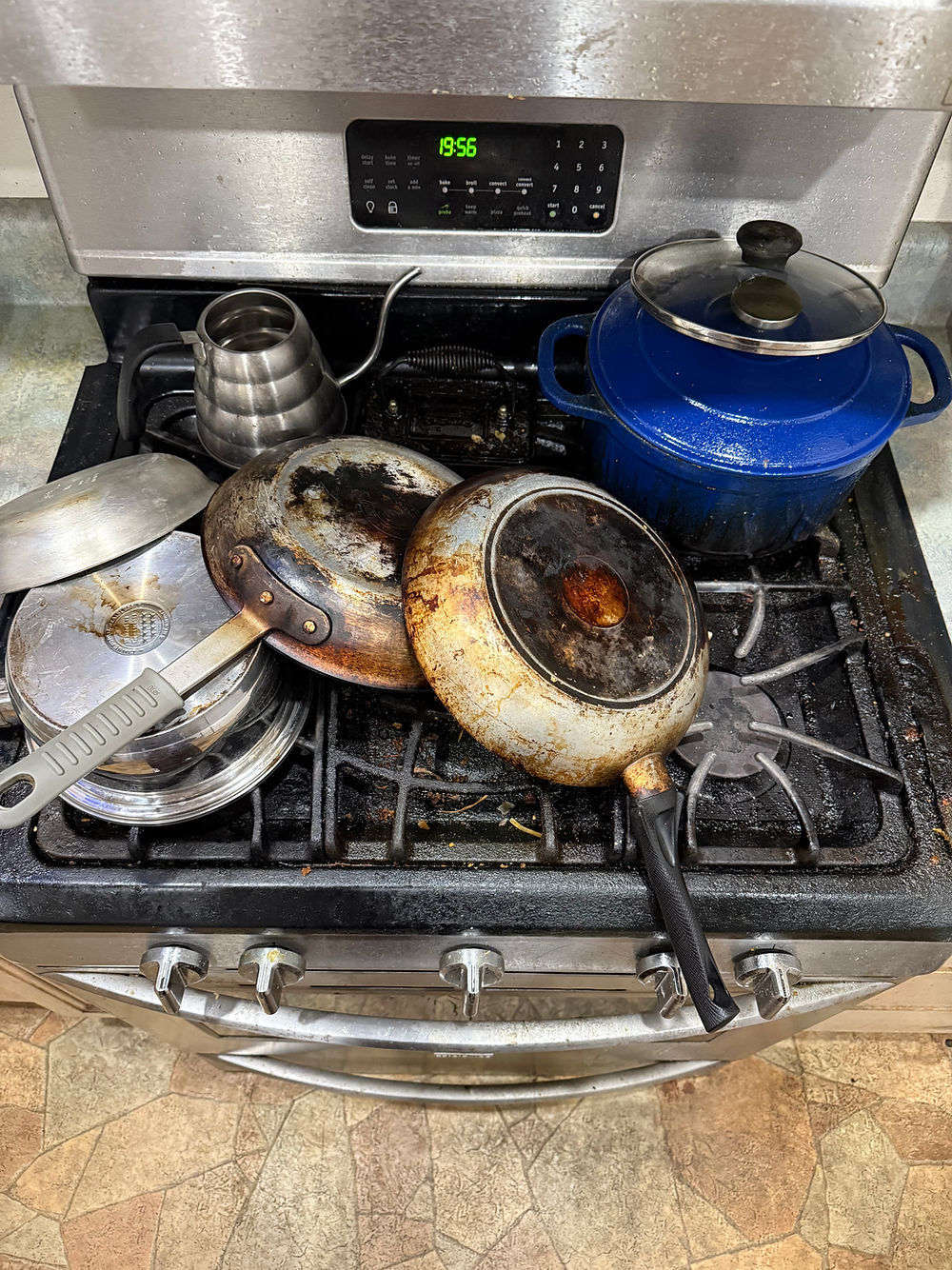 Stove Top Before