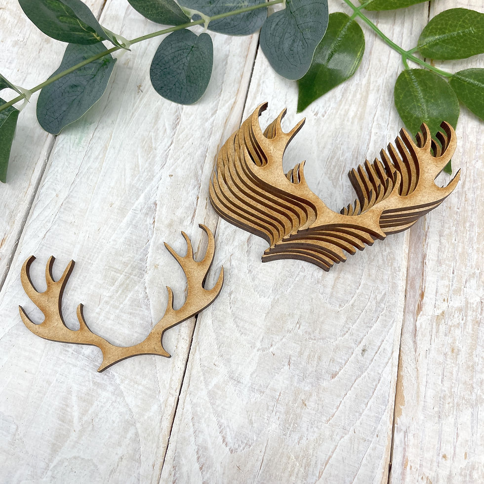 MDF Antlers 10 Pack