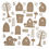 Thumbnail: 36Piece Fairy Doors, Windows & Accessories Set –Laser Cut from 3mm MDF | DIY Cr
