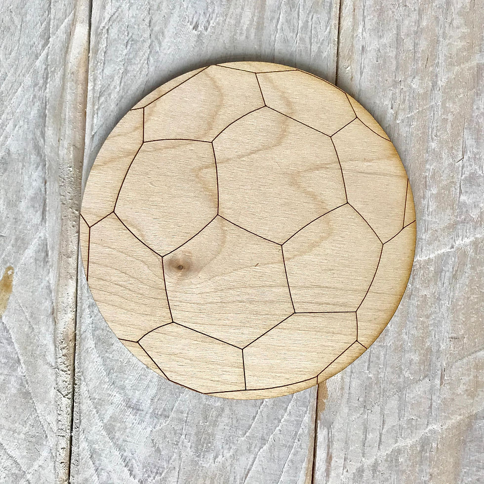 Plywood Football 10 Pack