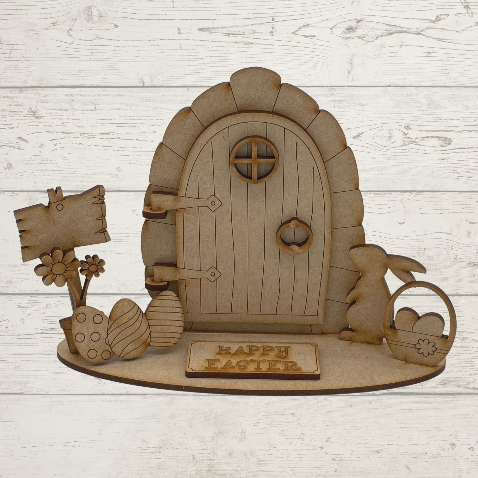 MDF Fairy Door Opening Stand Easter