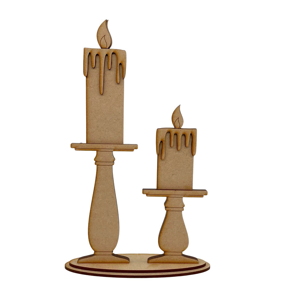 MDF Halloween Candle Set Woodenshapecompany mdf-halloween-candle-set-woodenshapecompany