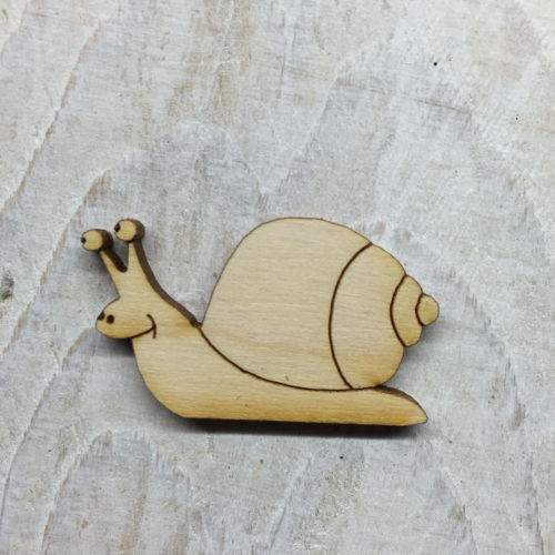 12 Pack Wooden SNAIL SLUG Code SNAIL