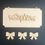Thumbnail: MDF Hair Bow Clip Holder Plaque +Wording