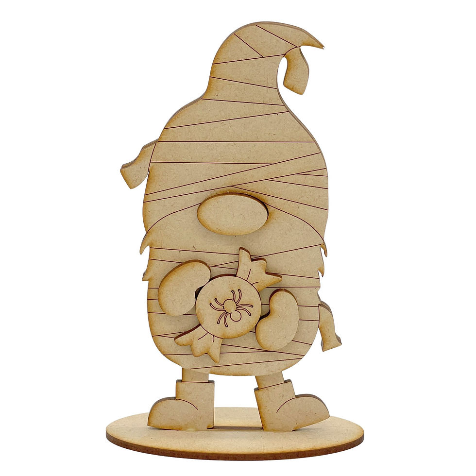 MDF Halloween Dress Up Gnome Mummy
