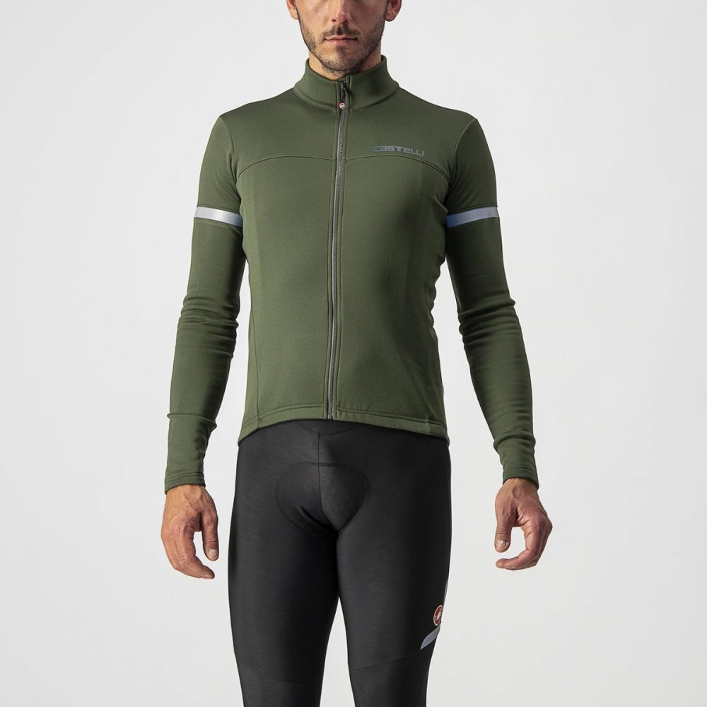 Maillot Castelli Fondo 2 FZ Verde