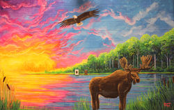 Eel Ground School Mural