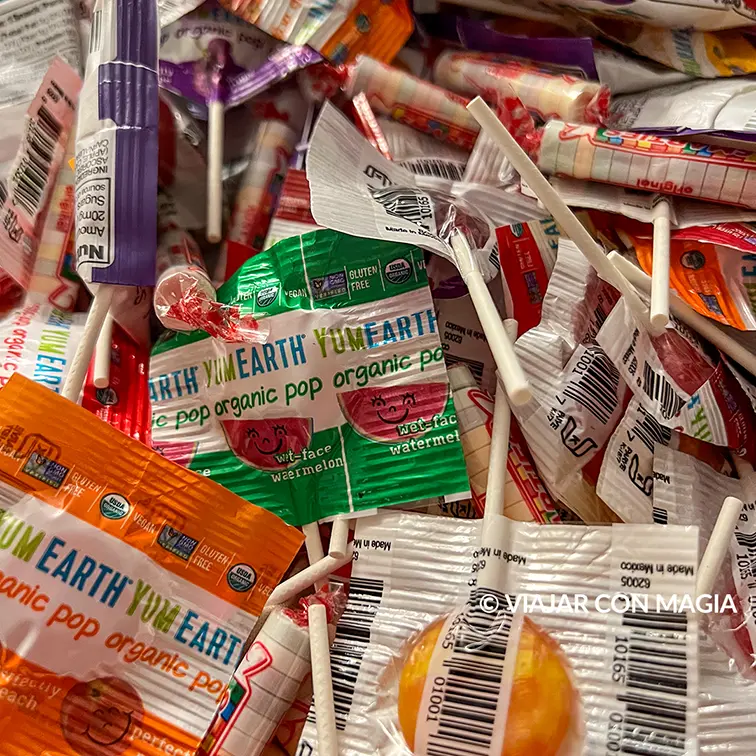 Trick or treat - Celíaco - Gluten Free en Fiestas de Disney - golosinas