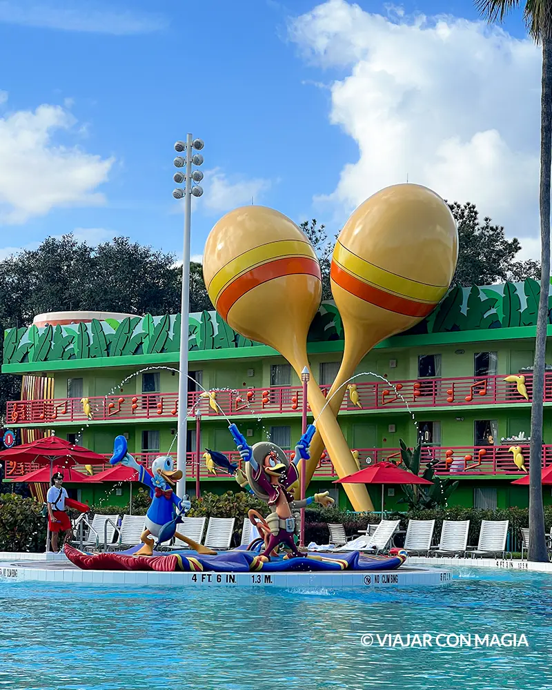 Piscina Calipso - Disney's All-Star Music - Los Tres Caballeros