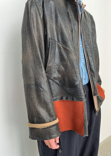 【ANTHEM A】BROKEN CRACK PRINT ZIP SWEAT ANTHEM A / BROKEN CLACK PRINT ZIP SWEAT ( Re Stock ! ) | POETRY