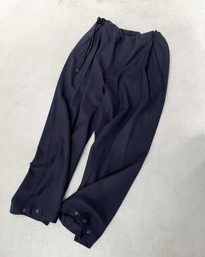 FLANNEL STRIPE NO-BRAINER PANTS - NAVY STRIPE | ANTHEM A