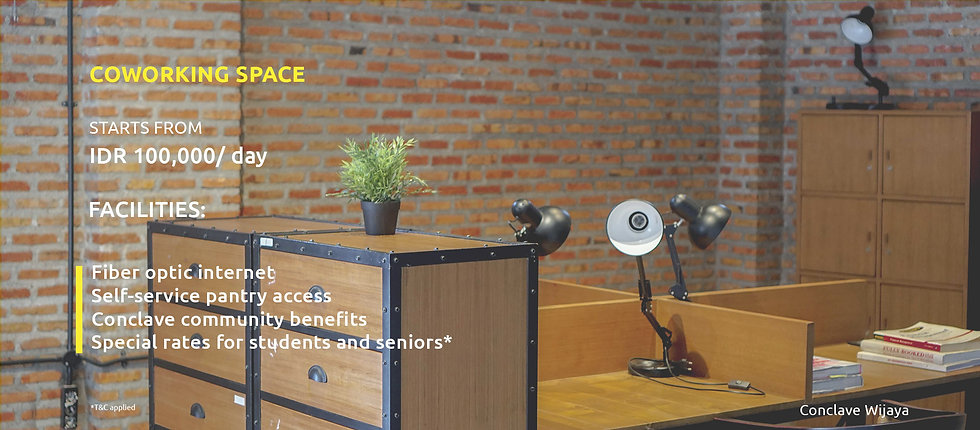 A coworking space designed to help you get things done.
