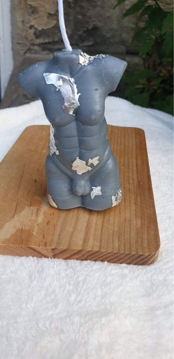 Naked Man Candle