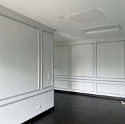 wall molding design in Phnom Penh with classic panel and elegant wall detail