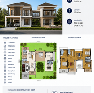 Real estate property information dashboard showing housing projects and residential development in Phnom Penh