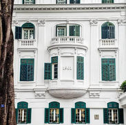 classical facade townhouse Phnom Penh luxury exterior renovation columns design