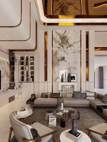 • Luxury living room interior design Phnom Penh SALA DECOR